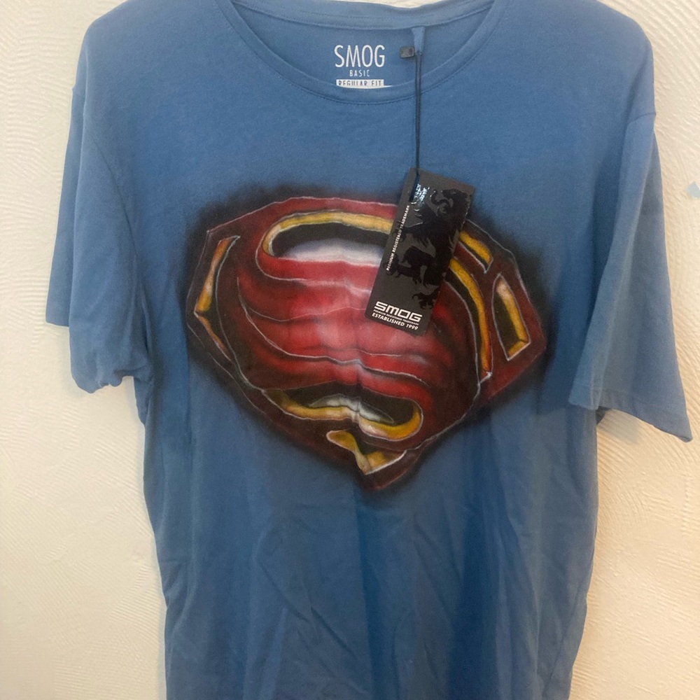 Blue Superman Graphic Tee